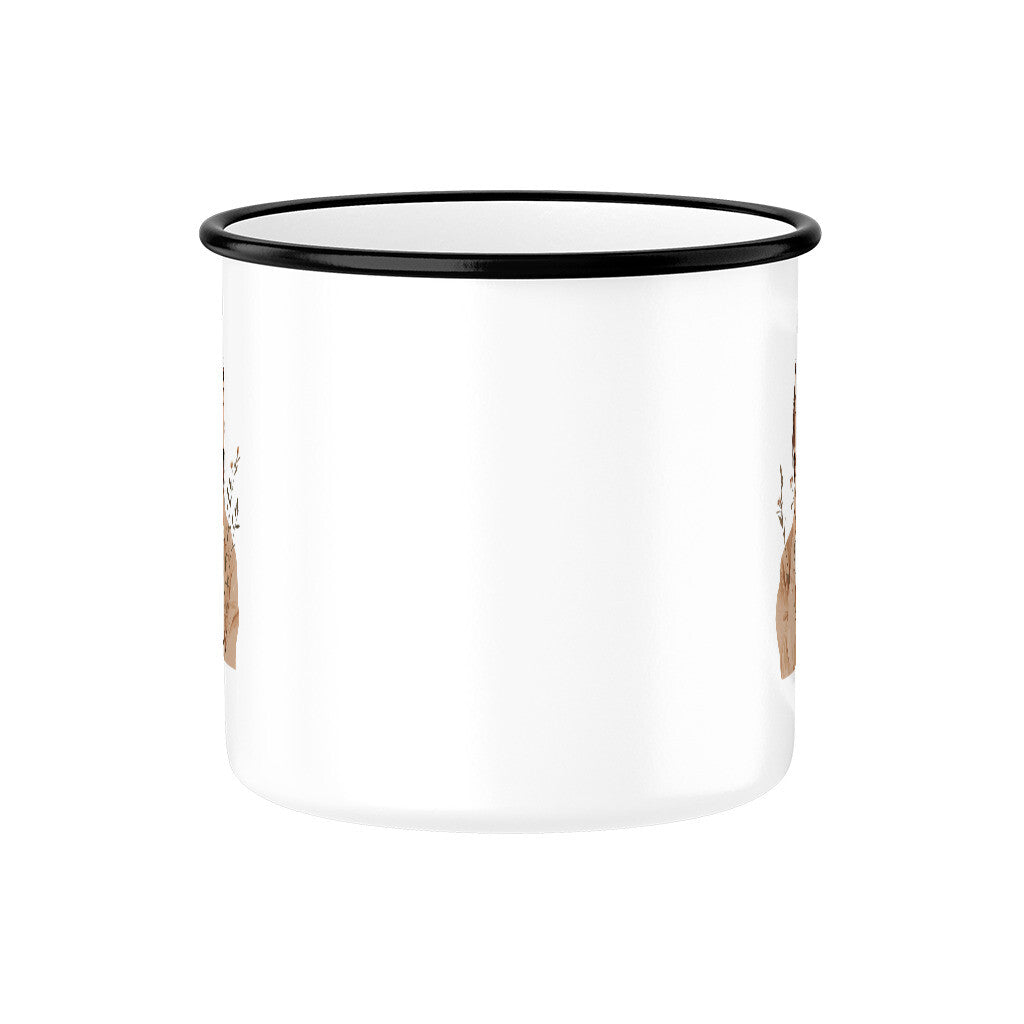 Emaille Tasse Quiet Bloom