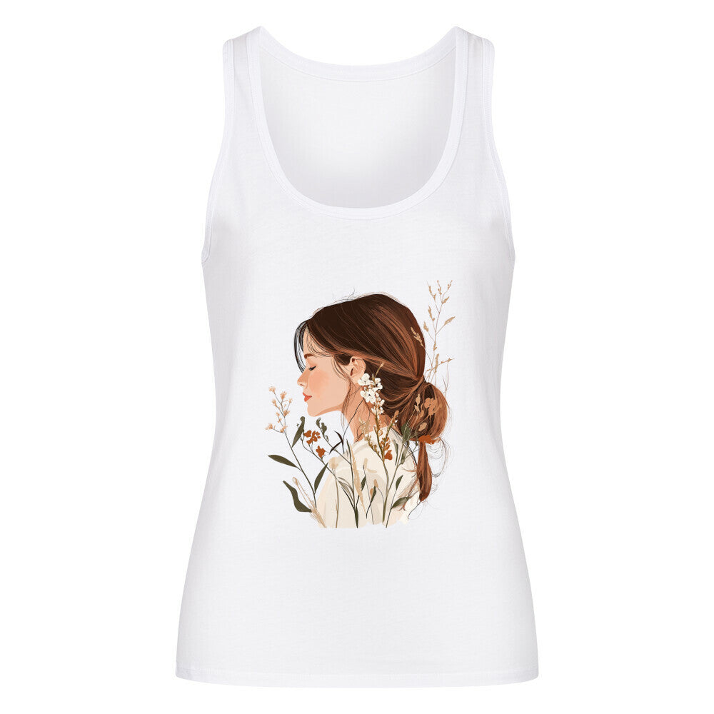Premium Organic Tanktop Women Wildflower Dreams